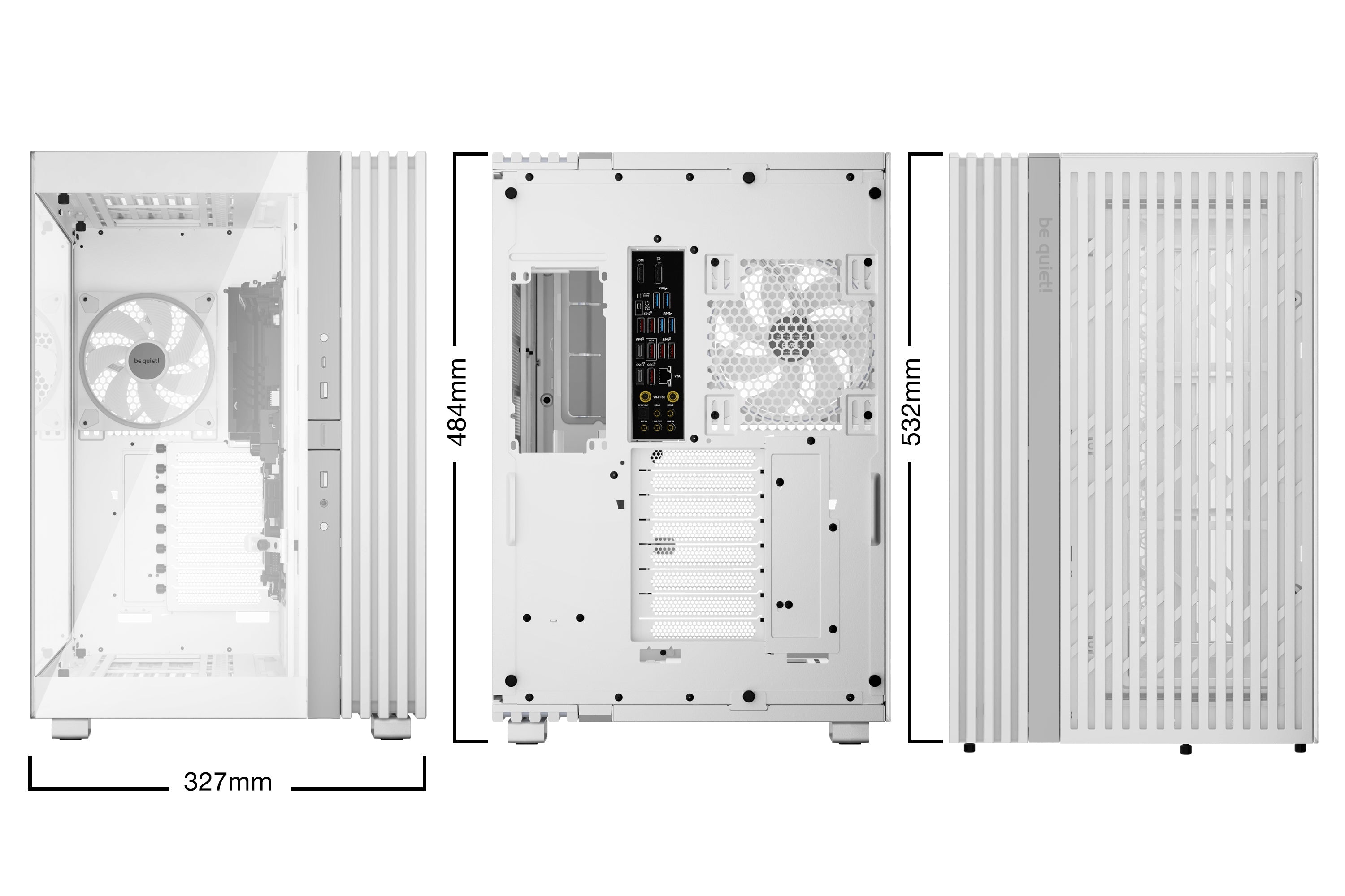 Gabinete Be Quiet! Light Base 900 FX, Full Tower, E-ATX
