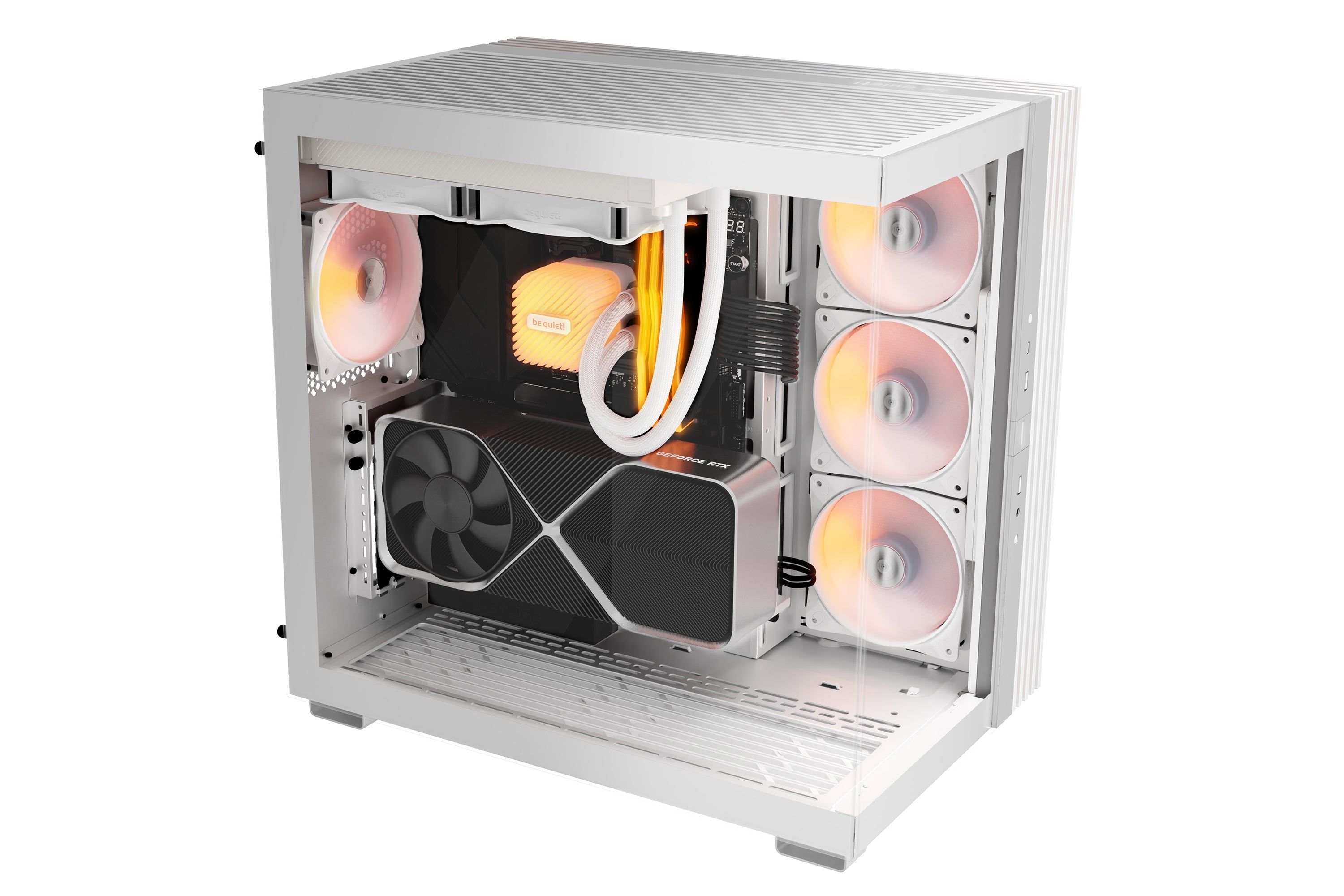 Gabinete Be Quiet! LIGHT BASE 600 LX, Mid-Tower, ATX con 4 ventiladores preinstalados