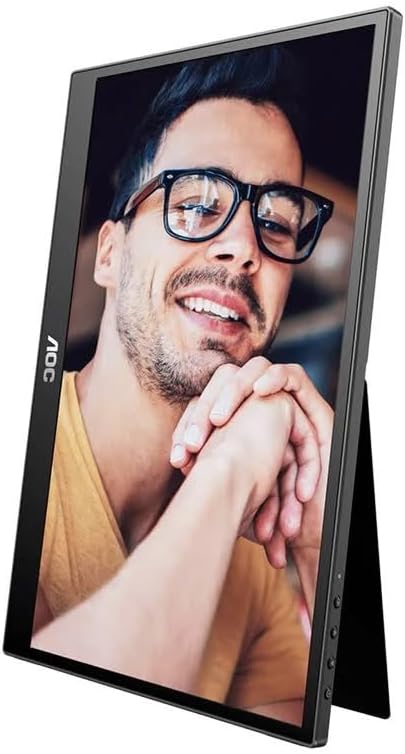 Monitor Portátil AOC 16T3E 15.6" Full HD táctil LED 60Hz