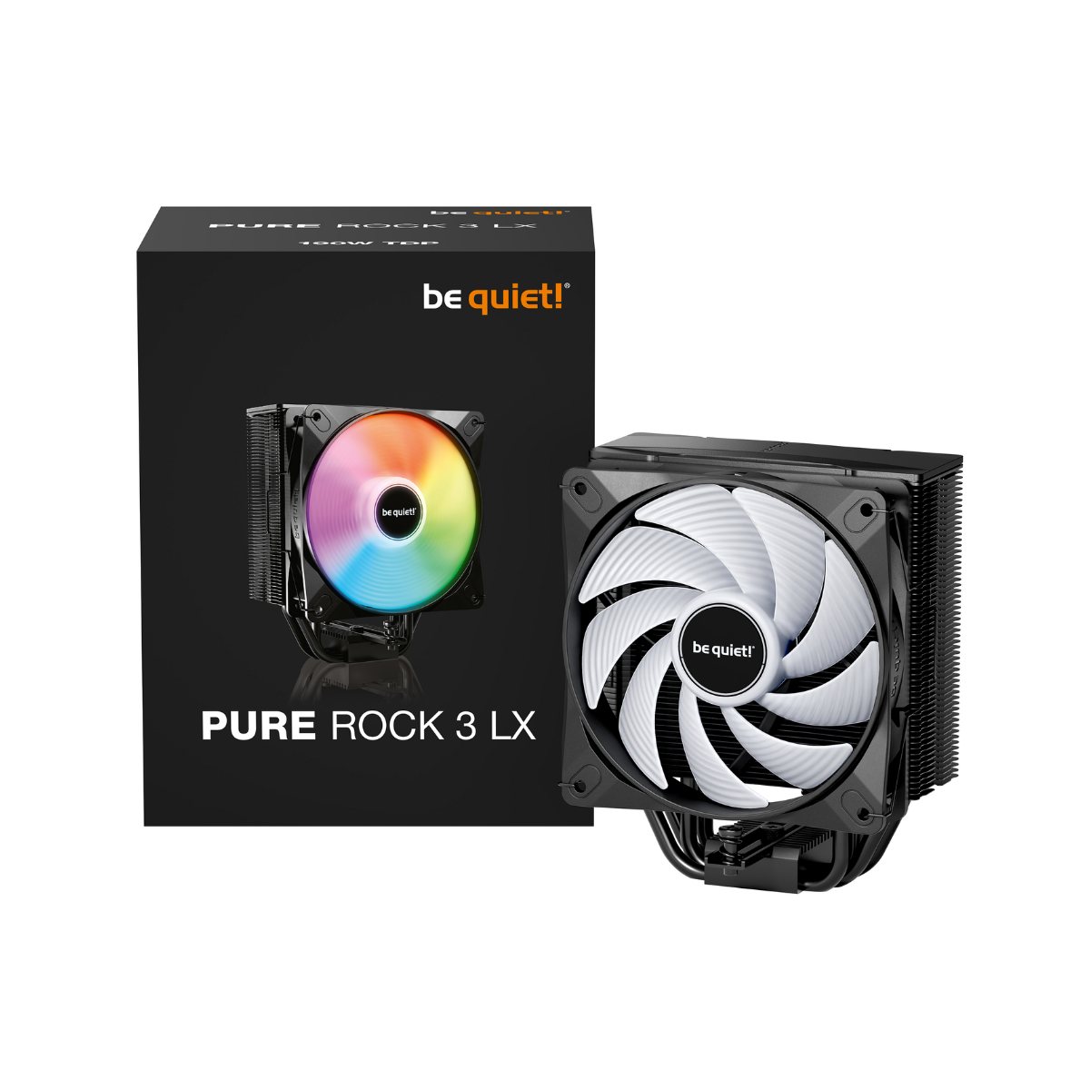 Disipador de calor Be Quiet! PURE ROCK 3 LX, 120mm, hasta 2000RPM, color negro