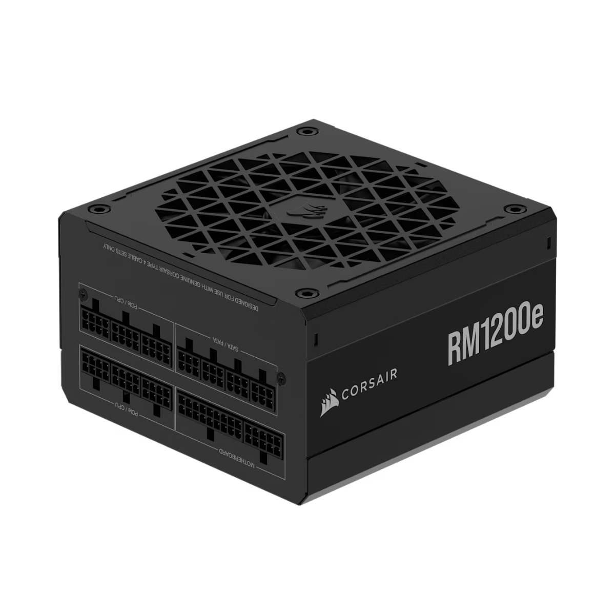 Fuente de Poder Corsair RM1200e 80 Plus Gold ATX Modular, color negro