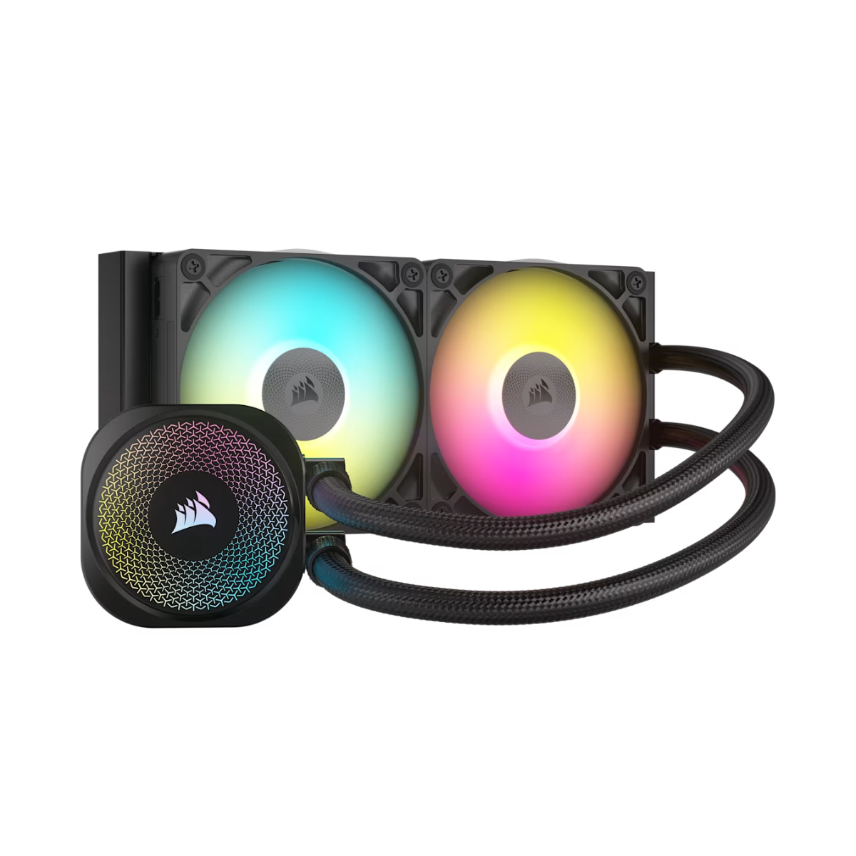 Enfriamiento Liquido Corsair iCUE Link Titan 240 RX RGB AIO, color negro