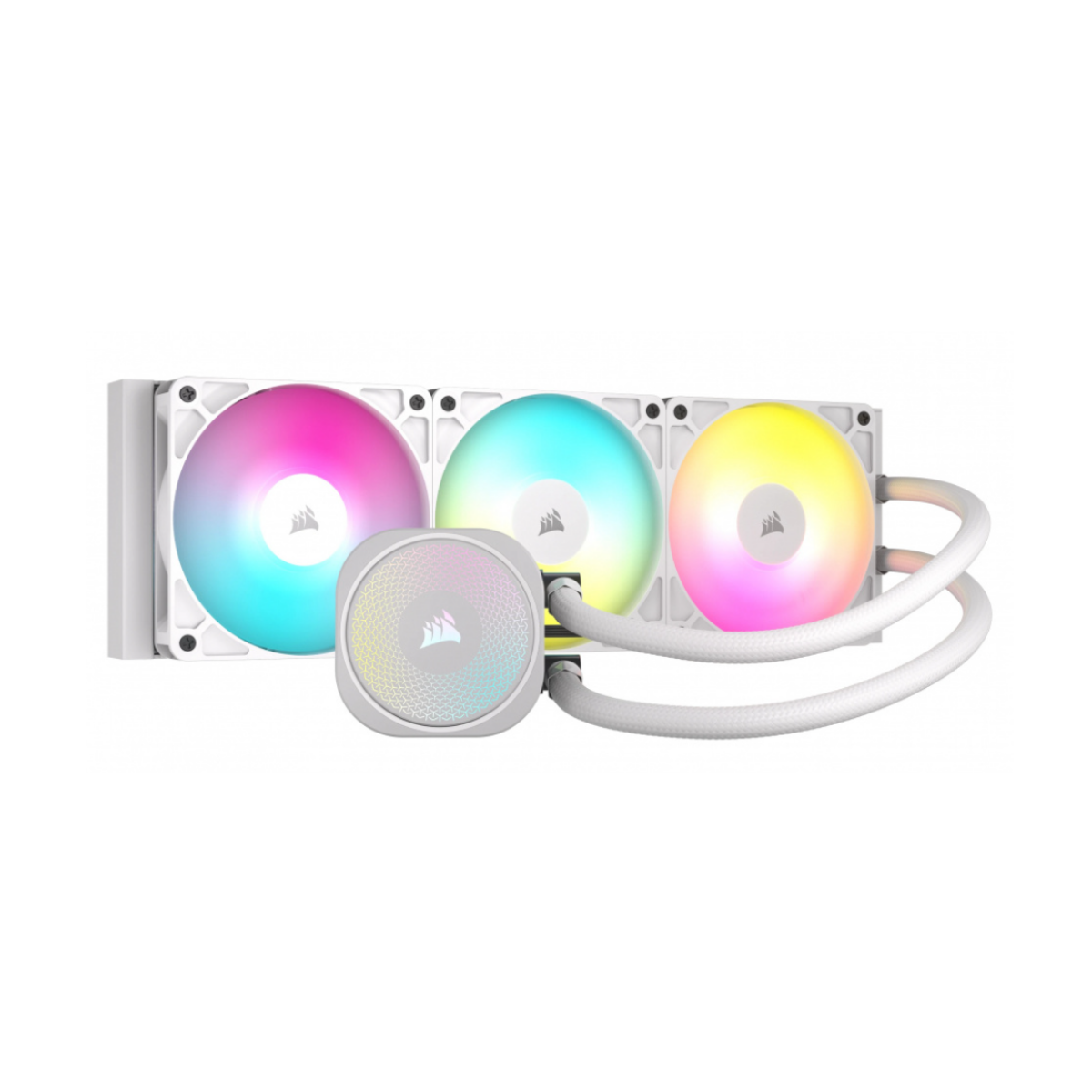 Enfriamiento Líquido Corsair Nautilus 360 RS ARGB, color blanco
