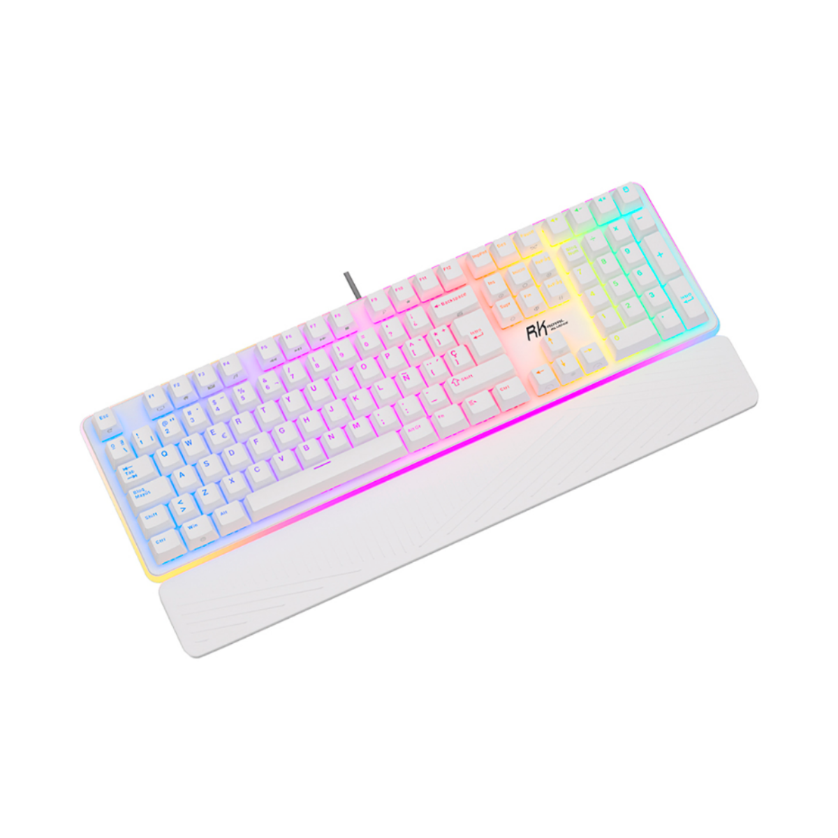 Teclado Mecánico Royal Kludge RK918, 100% Swiches Red, distribución en español