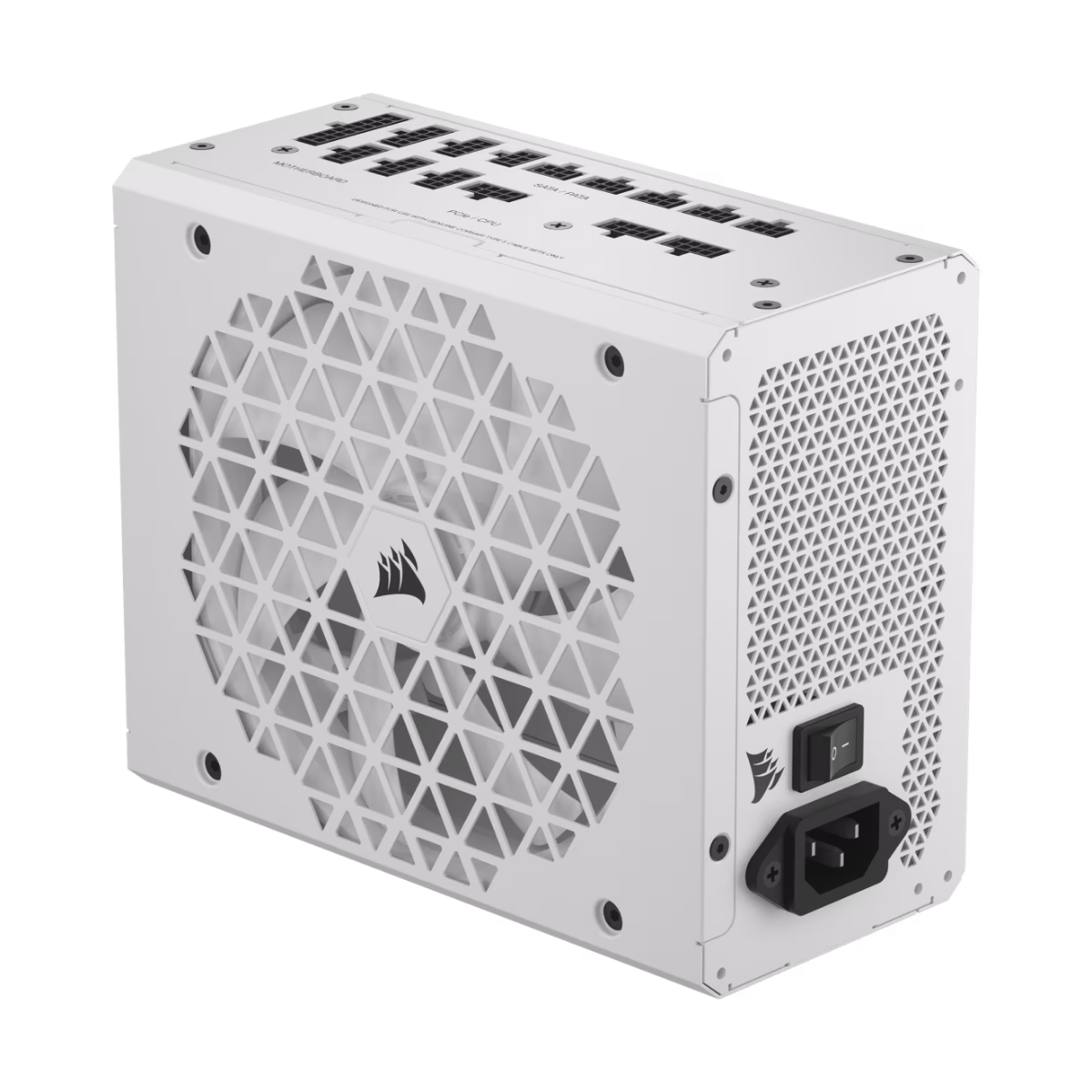 Fuente De Poder Corsair RM1000x Shift Totalmente Modular, 80 Plus Gold, color blanco