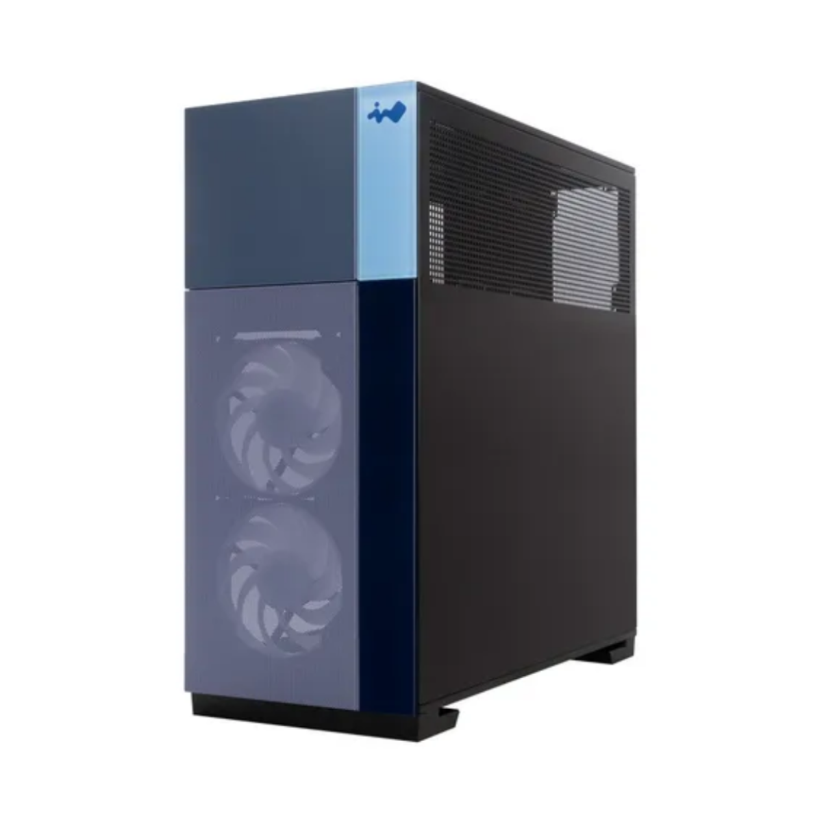 Gabinete InWin F5 Full Tower E-ATX Vidrio Templado, color negro