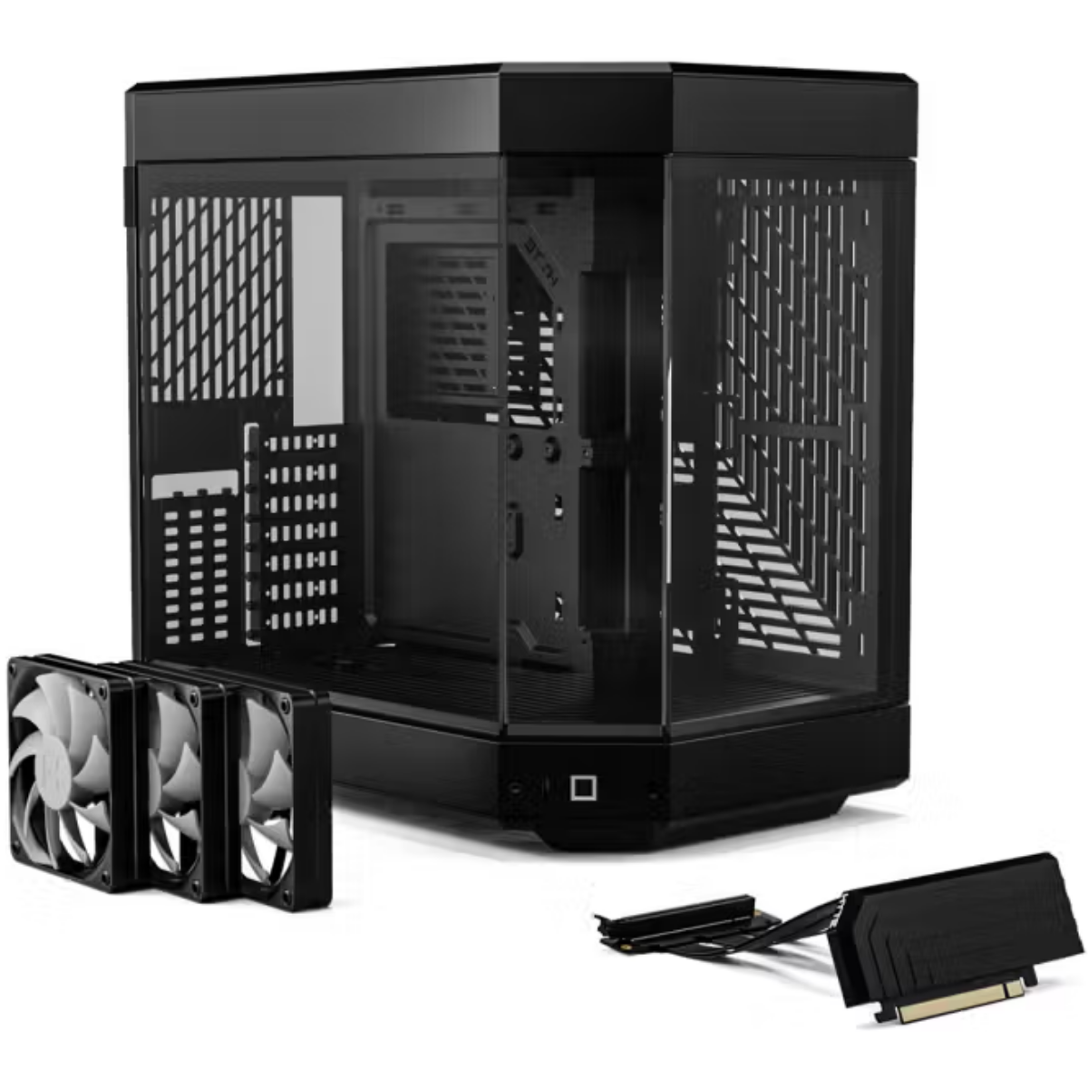 Gabinete Hyte Y60 Mid-Tower ATX, con Vidrio Templado, color negro