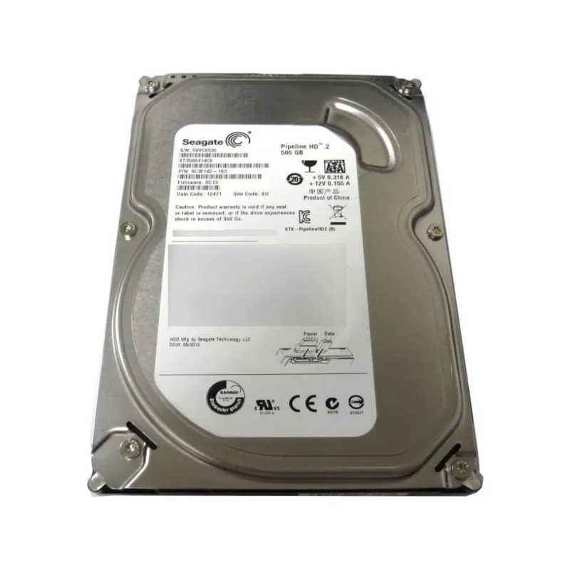 Disco Duro Interno Seagate Video 3.5", 500GB, SATA III, 6 Gbit/s, 5400RPM, 64MB Caché