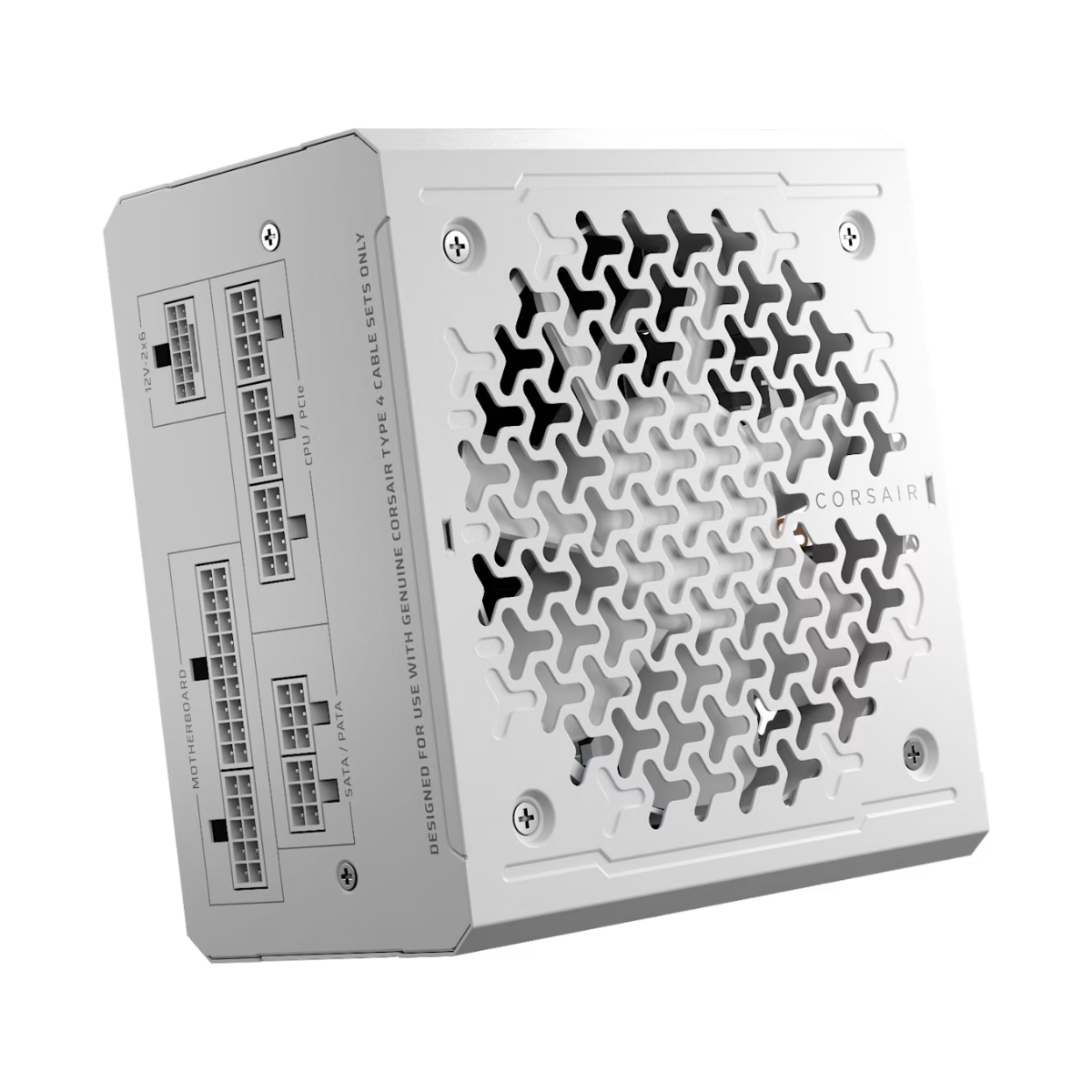 Fuente de Poder Corsair RM850e Cybernetics Gold Modular ATX, color blanco