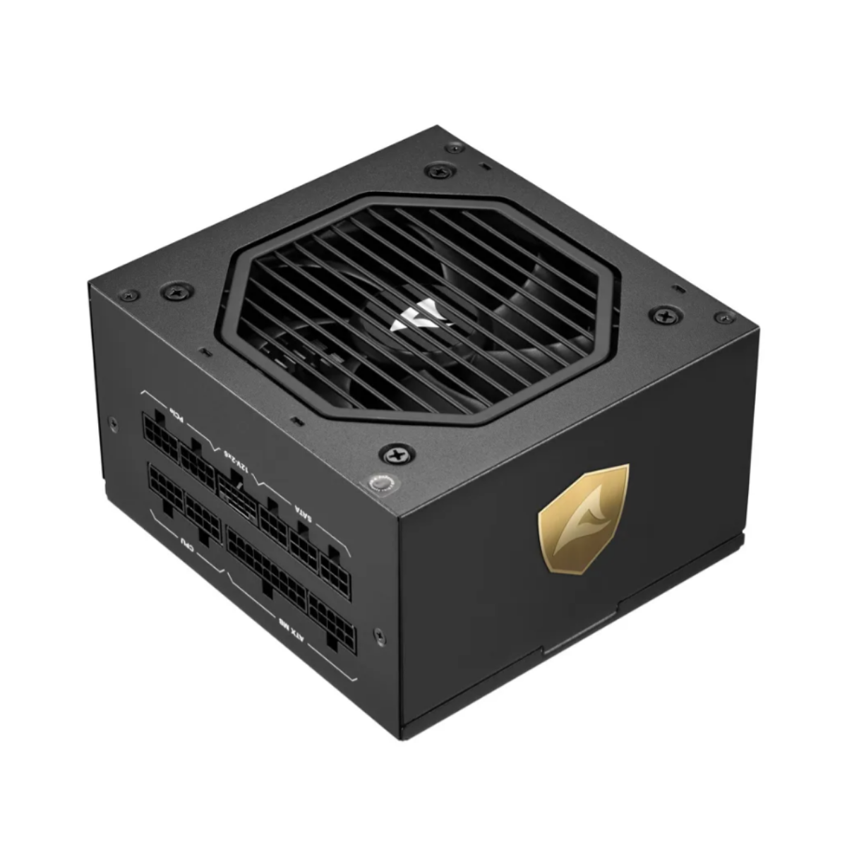 Fuente De Poder Sharkoon Rebel P20 750W Cybernetics Gold ATX 3.1, color negro