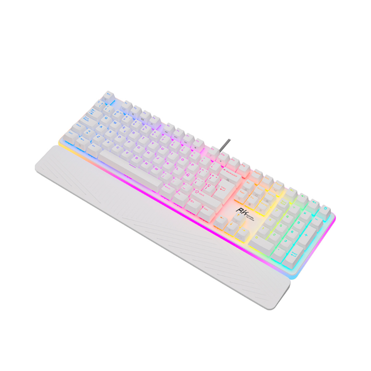 Teclado Mecánico Royal Kludge RK918, 100% Swiches Red, distribución en español
