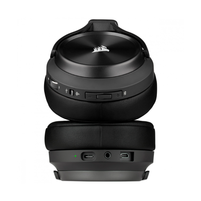 Auriculares Gamer Corsair Virtuoso Rgb Wireless Xt Negro Negro