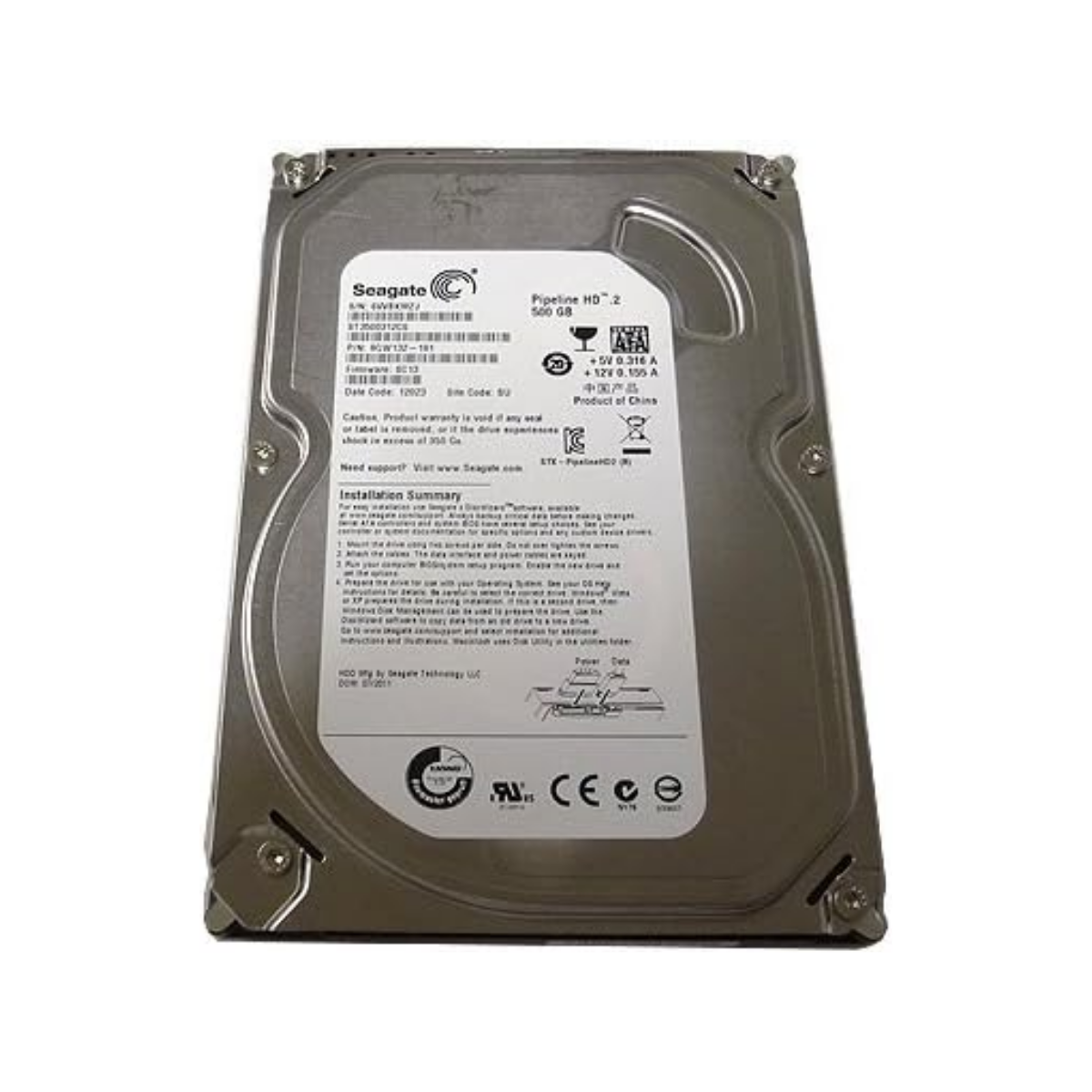 Seagate Video 3.5 HDD ST3500414CS - disco duro - 500 GB - SATA 6Gb/s