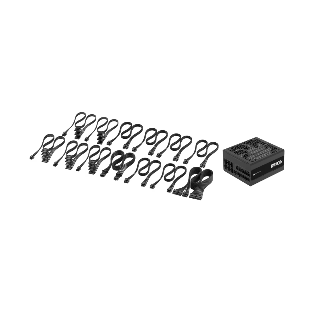Fuente de Poder Corsair RM1000x Modular ATX 80 Plus Gold, color negro