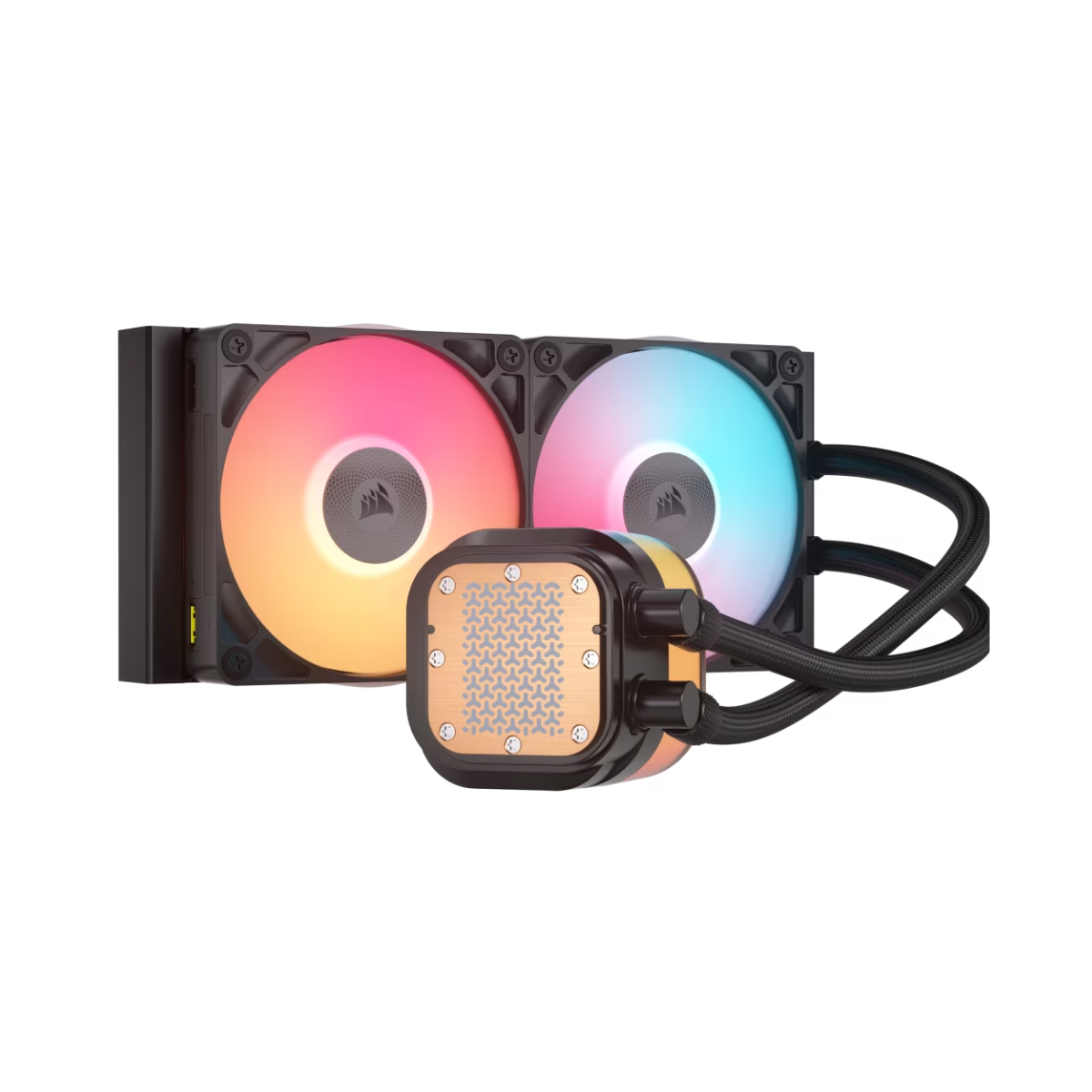 Enfriamiento Líquido Corsair iCUE Link Titan 240 RX LCD RGB, color negro