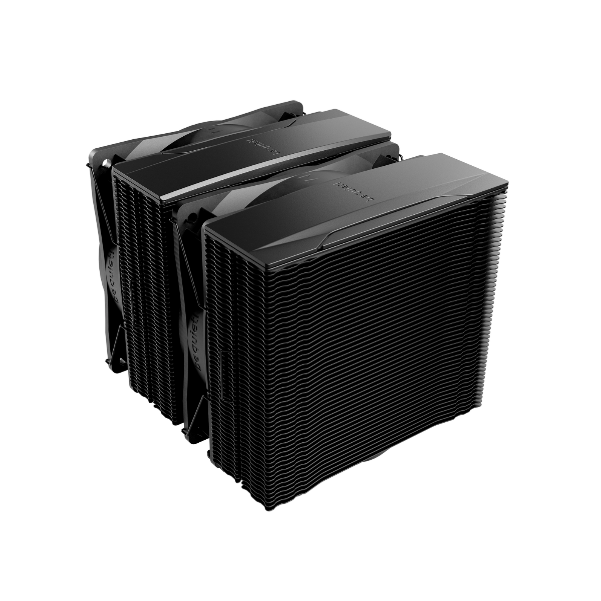 Disipador de calor Be Quiet! PURE ROCK PRO 3 Dual Tower con 2 Ventiladores Pure Wings 3 120mm PWM, color negro