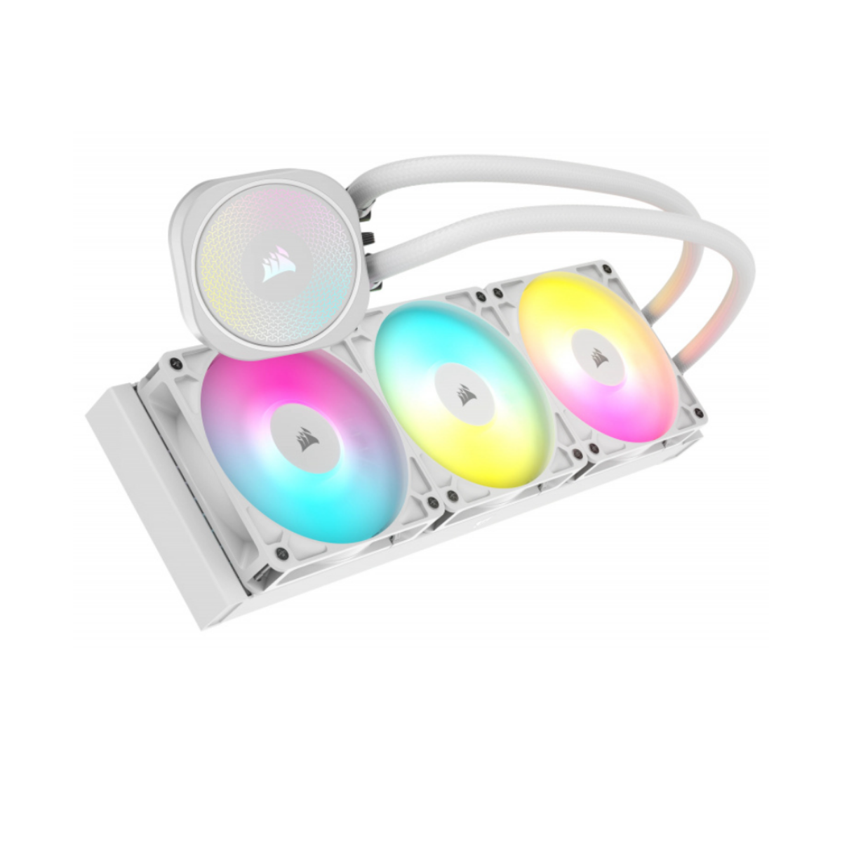Enfriamiento Líquido Corsair Nautilus 360 RS ARGB, color blanco