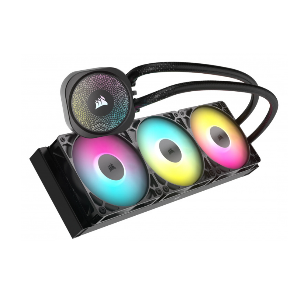 Enfriamiento Líquido Corsair Nautilus 360 RS ARGB AIO, hasta 1700RPM, color negro
