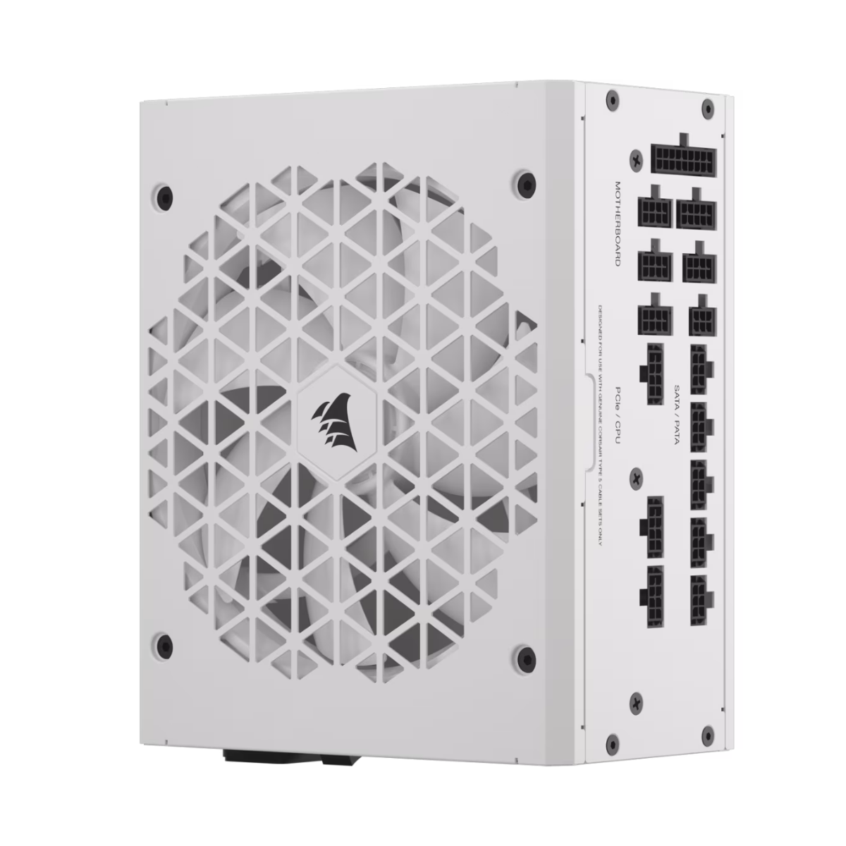 Fuente De Poder Corsair RM1000x Shift Totalmente Modular, 80 Plus Gold, color blanco