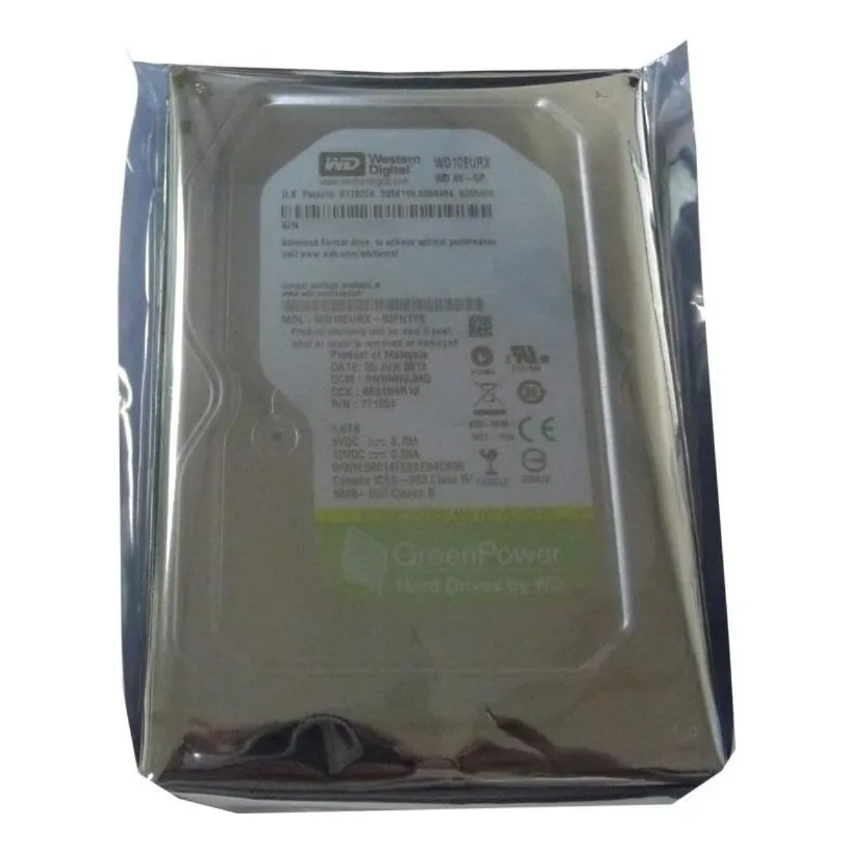 Disco Duro Western Digital WD10EURX 3.5" de 1TB, SATA III, hasta 7200 RPM