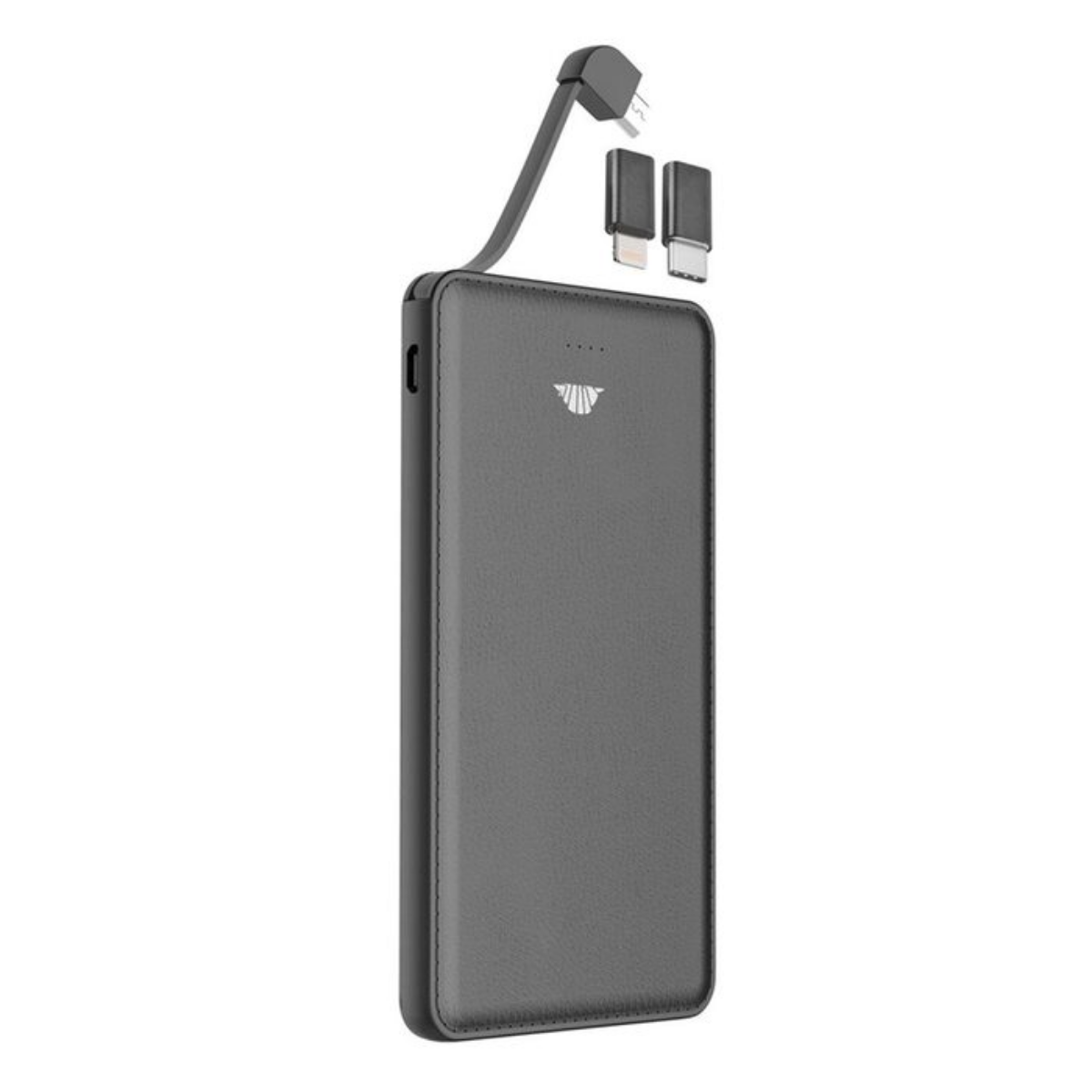 Cargador Portátil Intelliarmor IP-10M de 10,000 MAh USB Slim Power, color negro
