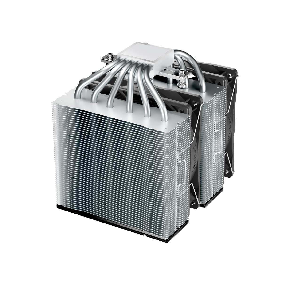 Disipador de calor Be Quiet! PURE ROCK PRO 3 Dual Tower, con 2 Ventiladores Pure Wings 3 120mm PWM, color gris
