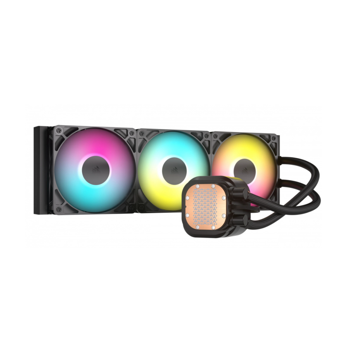 Enfriamiento Líquido Corsair Nautilus 360 RS ARGB AIO, hasta 1700RPM, color negro