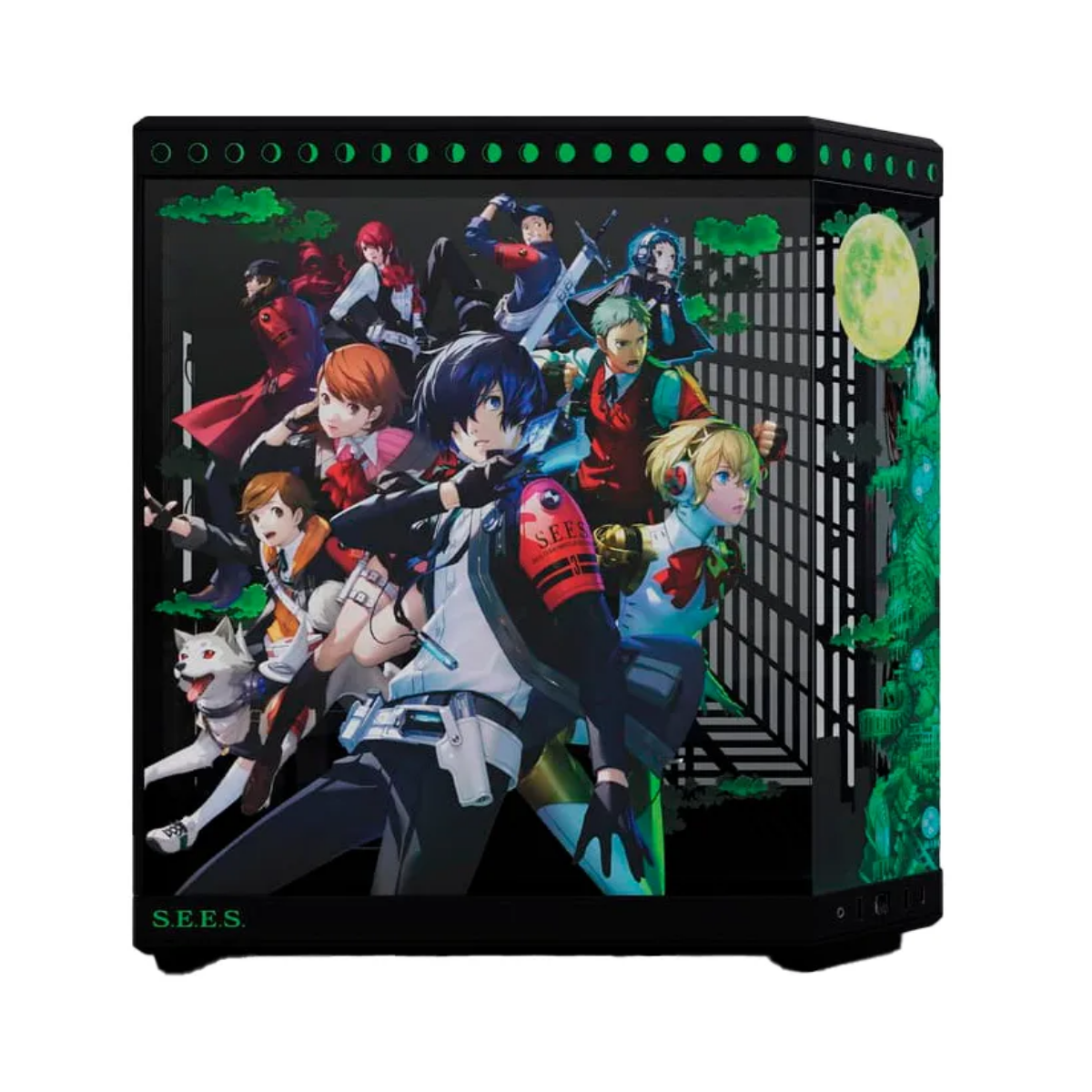 Gabinete Hyte Y70 Persona 3 Reload E-ATX Vidrio templado, color negro