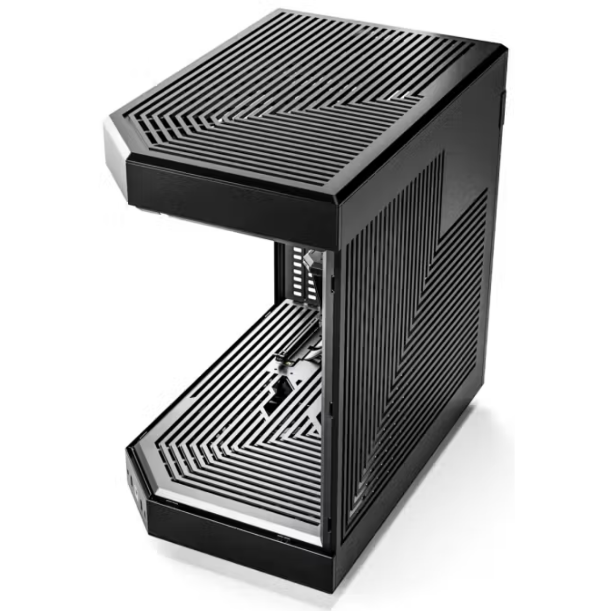 Gabinete Hyte Y60 Mid-Tower ATX, con Vidrio Templado, color negro