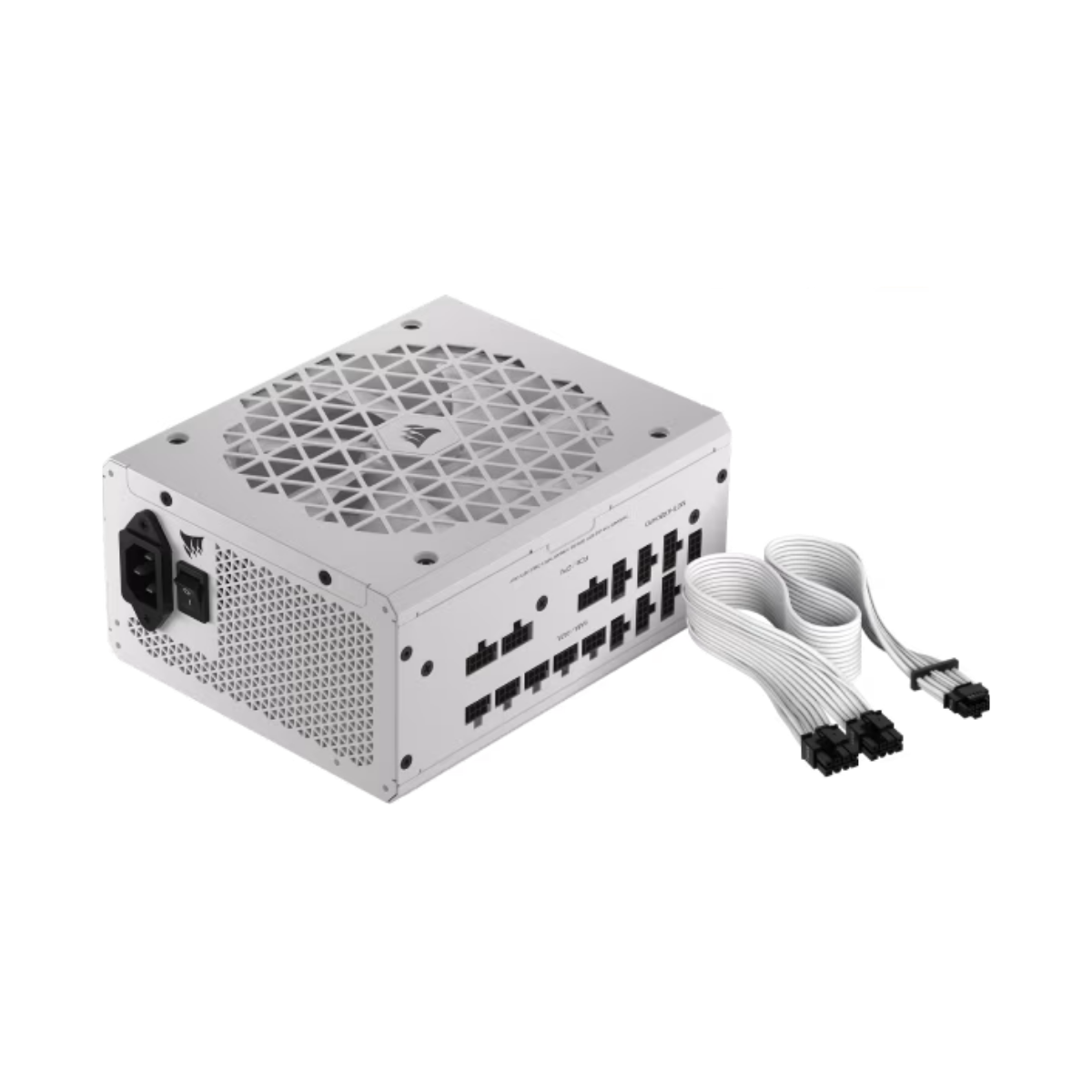 Fuente De Poder Corsair RM1000x Shift Totalmente Modular, 80 Plus Gold, color blanco