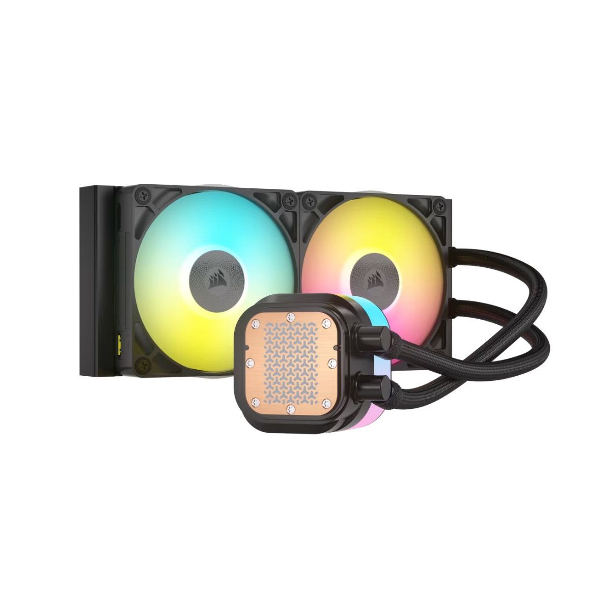Enfriamiento Liquido Corsair iCUE Link Titan 240 RX RGB AIO, color negro