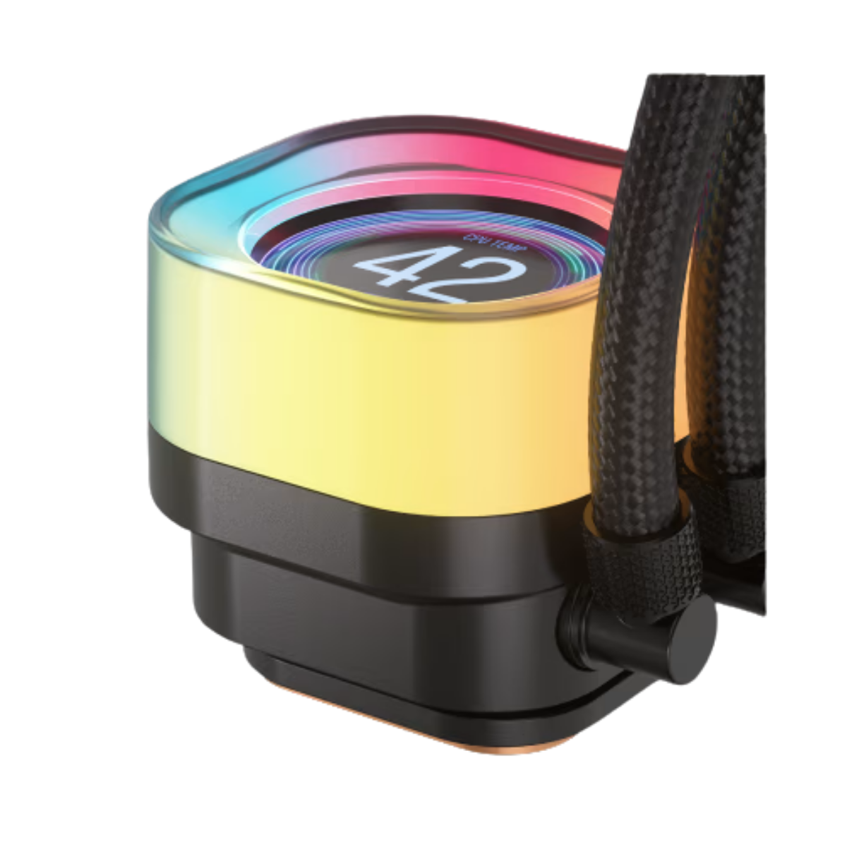 Enfriamiento Líquido Corsair iCUE Link Titan 240 RX LCD RGB, color negro