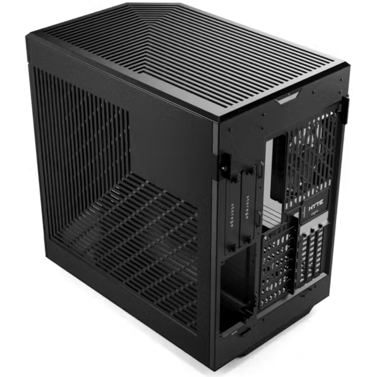 Gabinete Hyte Y60 Mid-Tower ATX, con Vidrio Templado, color negro