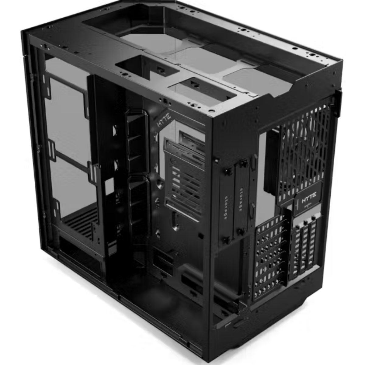 Gabinete Hyte Y60 Mid-Tower ATX, con Vidrio Templado, color negro