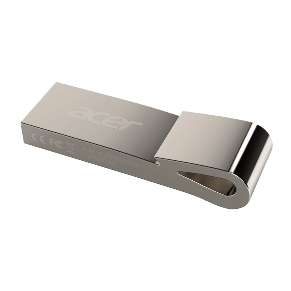 Memoria USB Acer UF200 de 16GB, USB-A 2.0, Lectura 30MB/s, Escritura 15MB/s, Plata