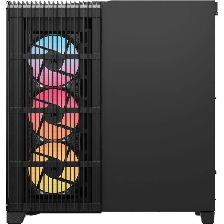 Gabinete Gamer Corsair Frame 4500X RS-R ARGB, Panoramic Glass, Mid-tower, color negro