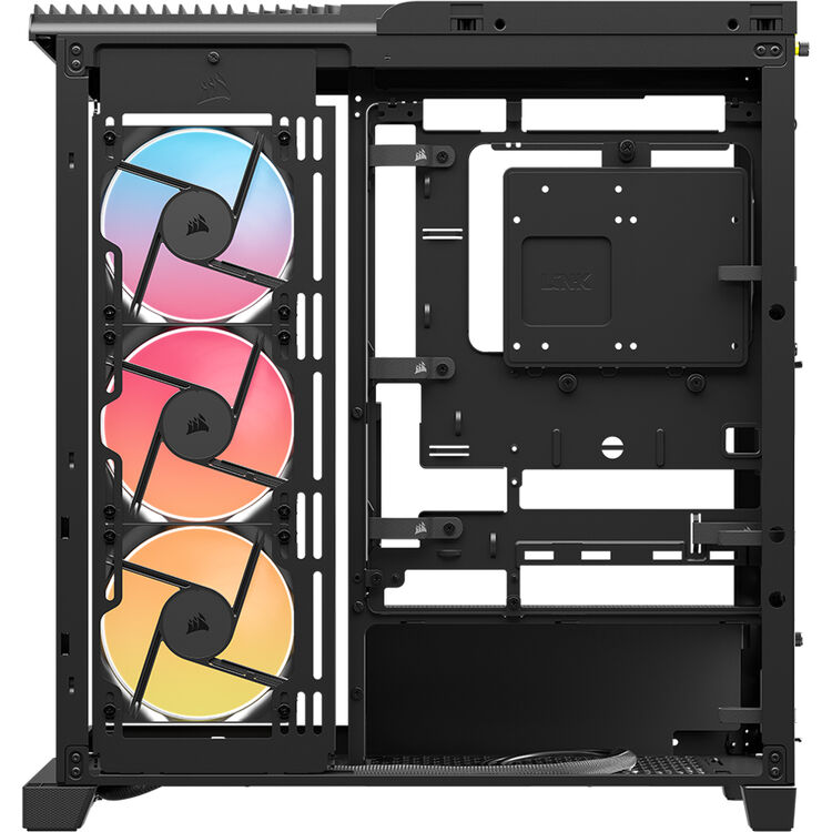Gabinete Gamer Corsair Frame 4500X RS-R ARGB, Panoramic Glass, Mid-tower, color negro