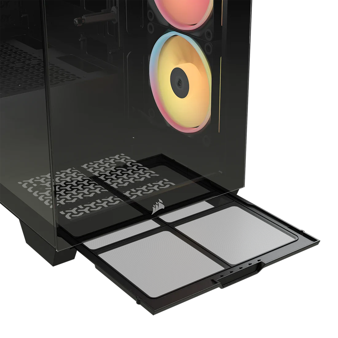 Gabinete Gamer Corsair 3500X LX-R RGB, iCUE Link, Mid Tower, color negro