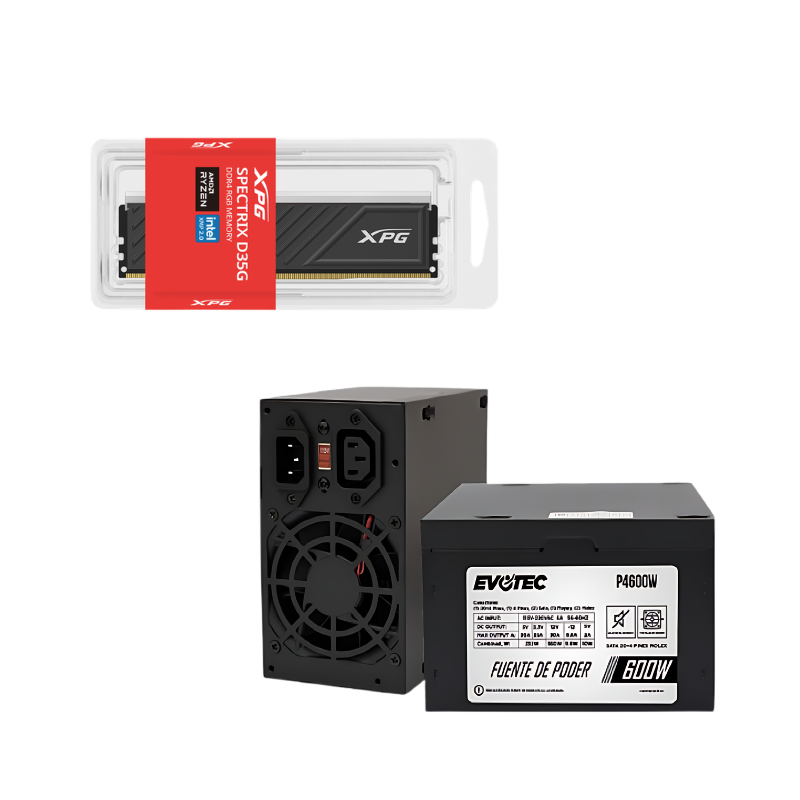COMPUTADORA GAMING EVOTEC RYZEN 3 3200G, 16GB, 240GB