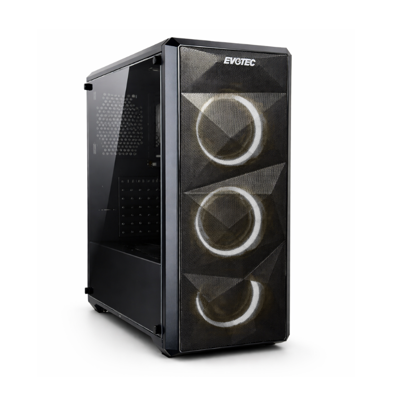 COMPUTADORA GAMING EVOTEC CORE I5-11400, 16GB, 480GB, RTX 3050, 650W 80+GOLD