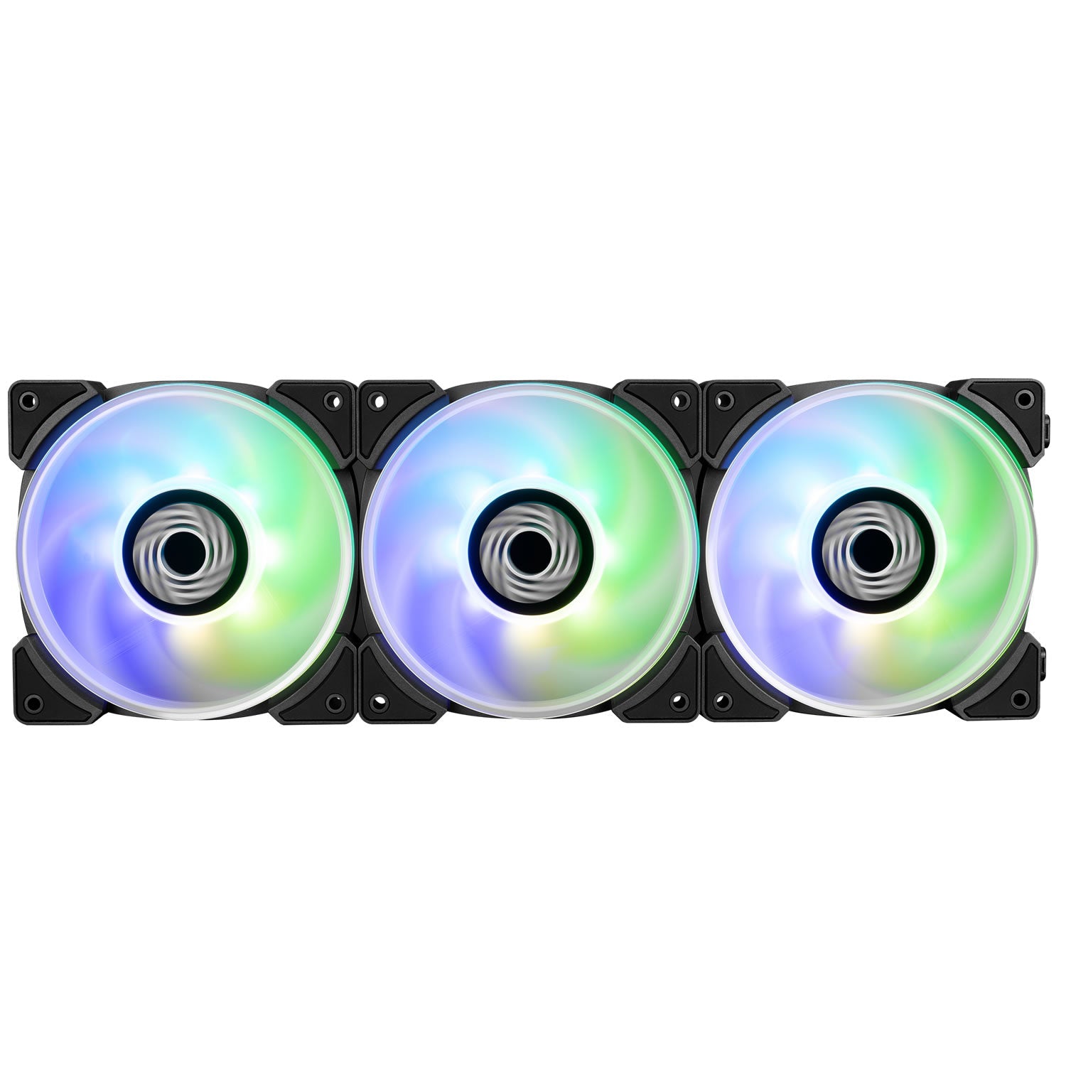 Ventilador InWin LN120 ARGB, 900-2200rpm, color negro, 3pz